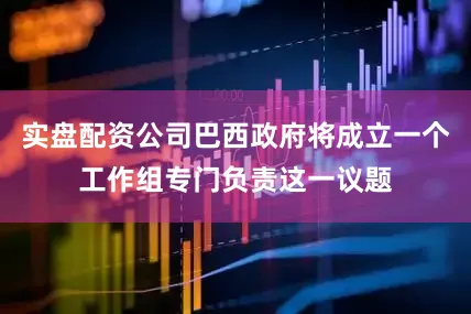实盘配资公司巴西政府将成立一个工作组专门负责这一议题
